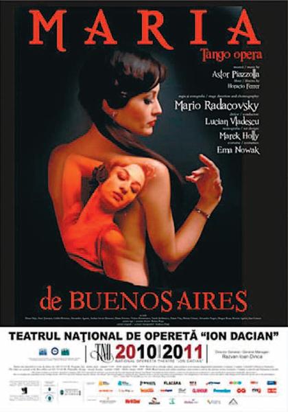 „Maria de Buenos Aires“ a ajuns la Operetă
