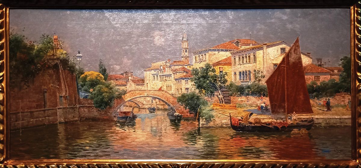 A. Reyna Manescau - Peisaj venetian