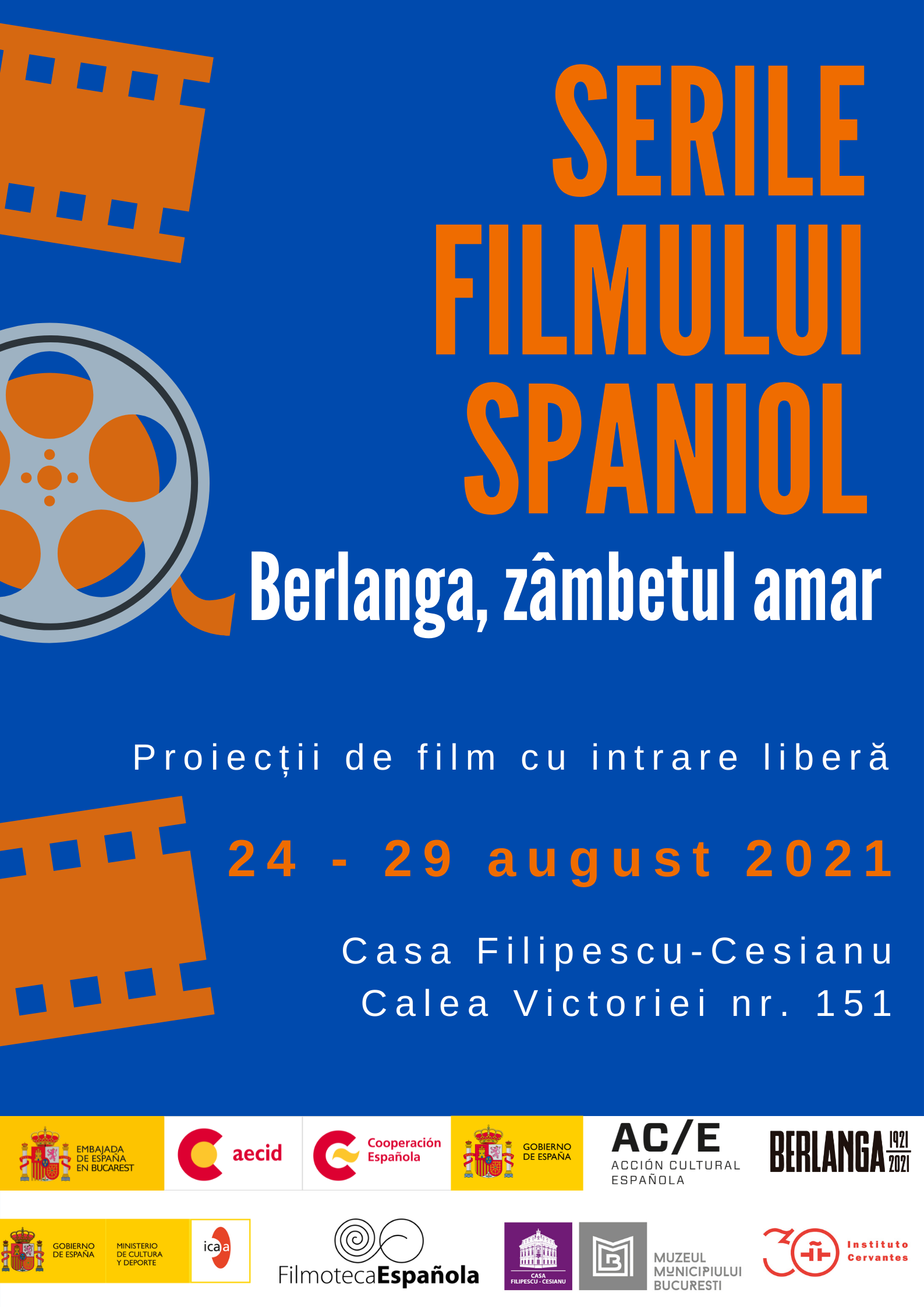 Serile filmului spaniol, la Casa Filipescu-Cesianu