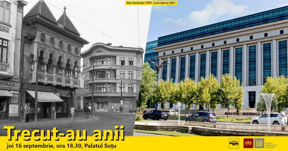 Expoziție în aer liber: Bucureștiul din anii ’70 versus Bucureștiul din 2021