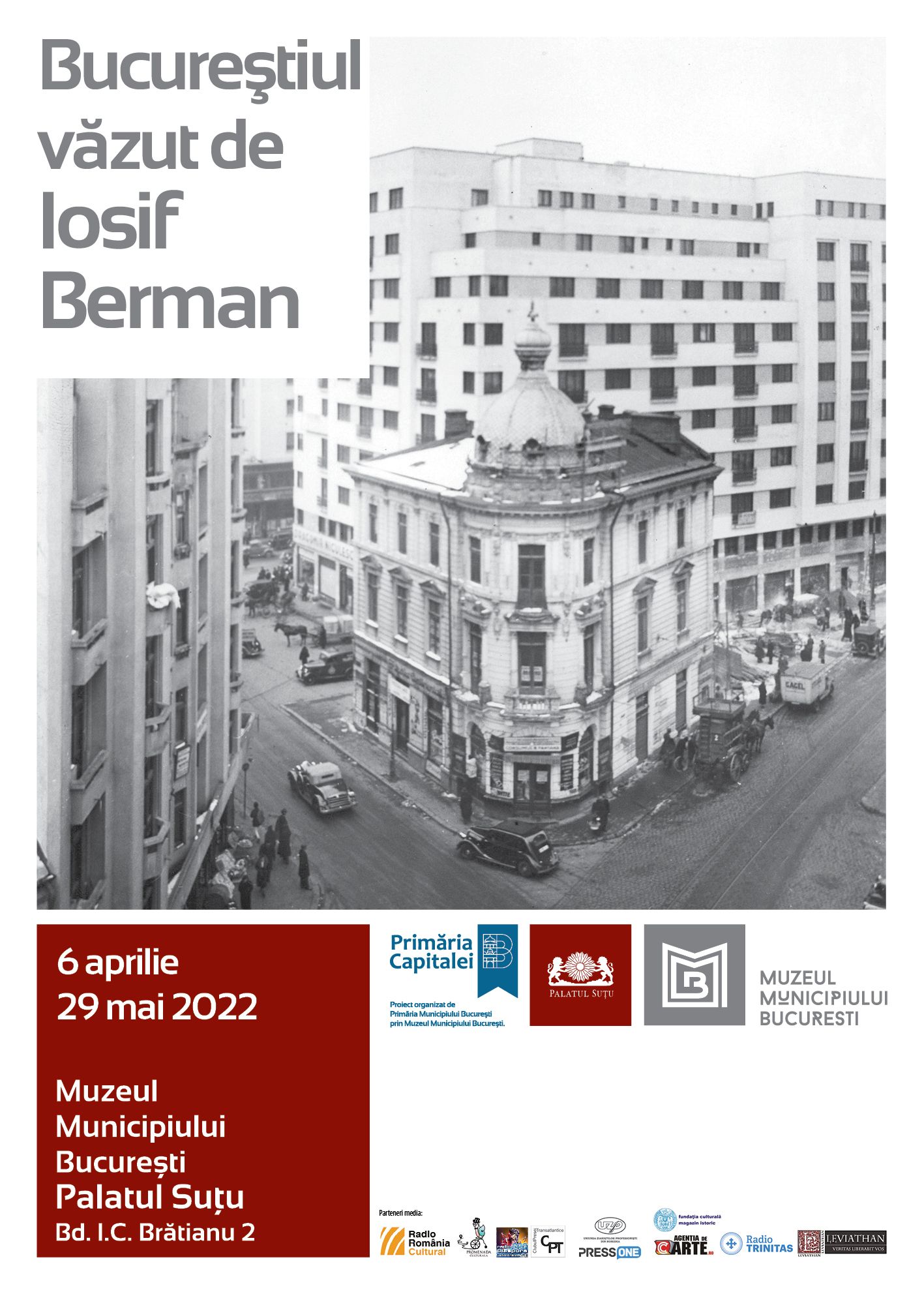 Expoziție „Bucureștiul văzut de Iosif Berman” la Muzeul Municipiului București