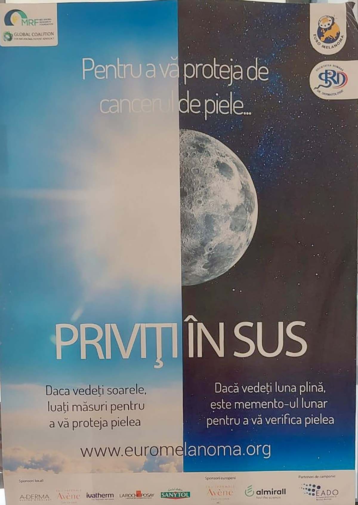 Afis de constientizare in Olimp