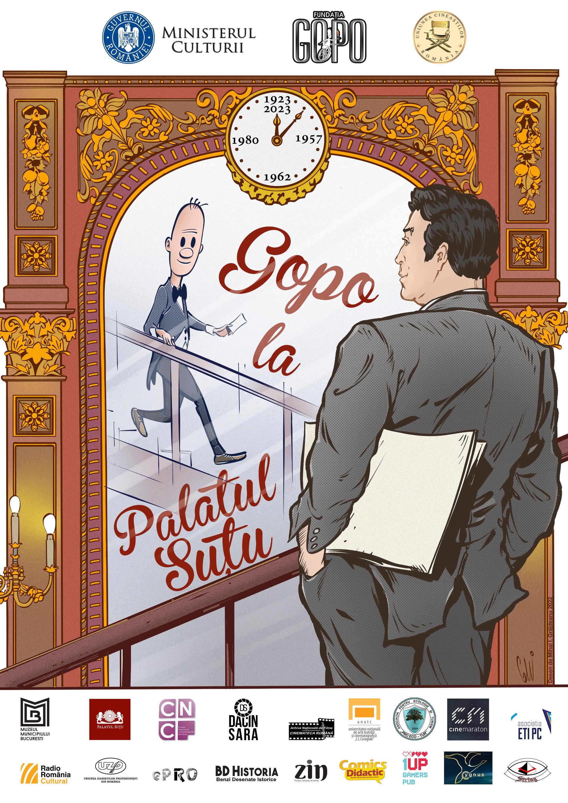 Expoziția „GOPO la Palatul Suțu” poate fi vizitată până la 3 ianuarie 2023