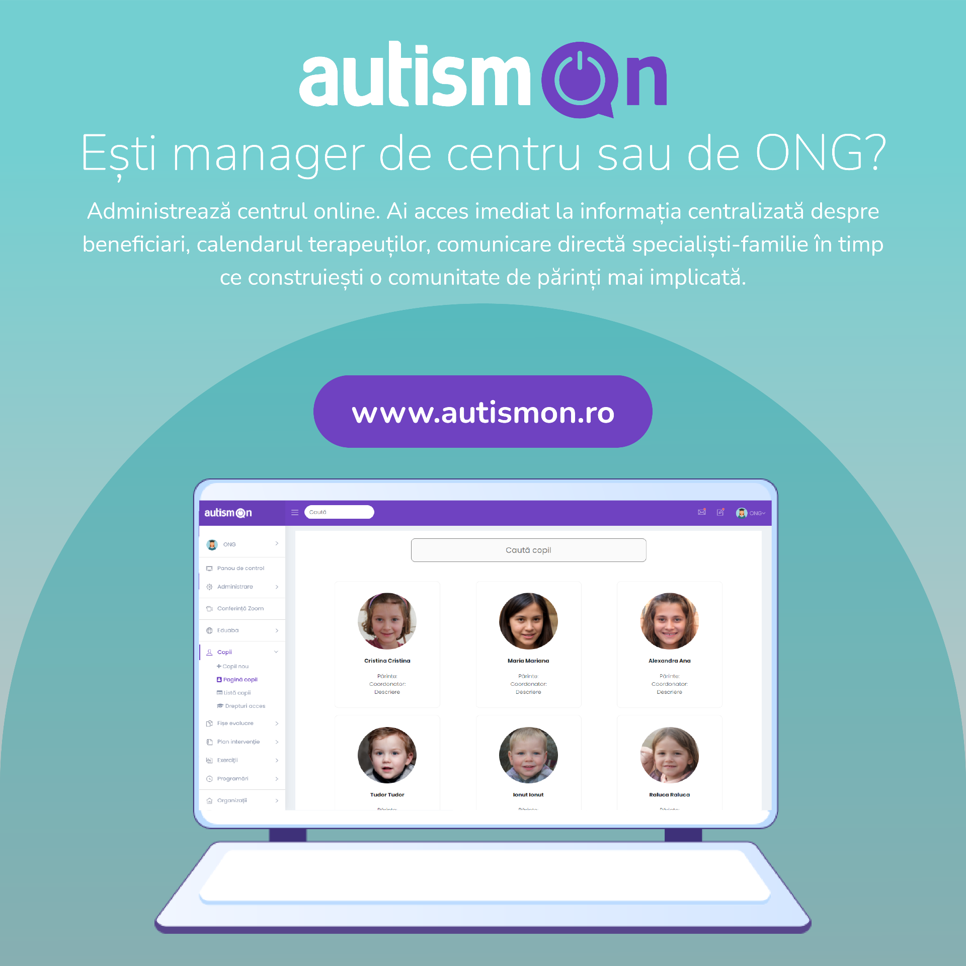 Centru online care acoperă toate nevoile copilului cu autism, lansat în România