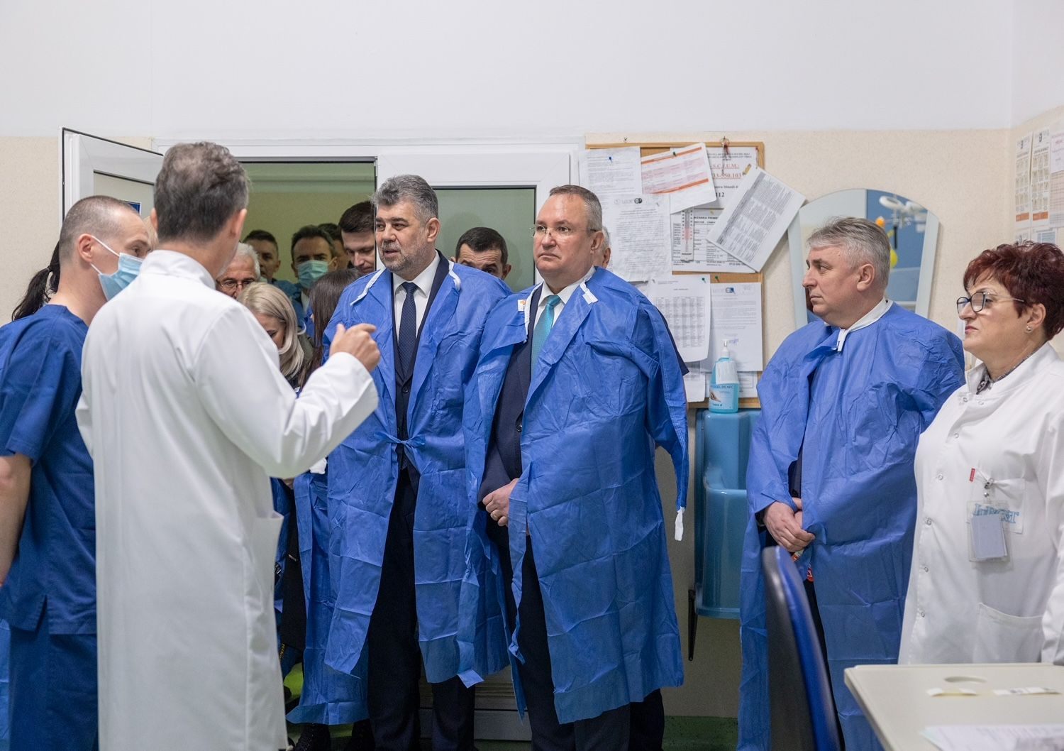 Premierul Nicolae Ciucă a vizitat Institutul Inimii din Târgu Mureş
