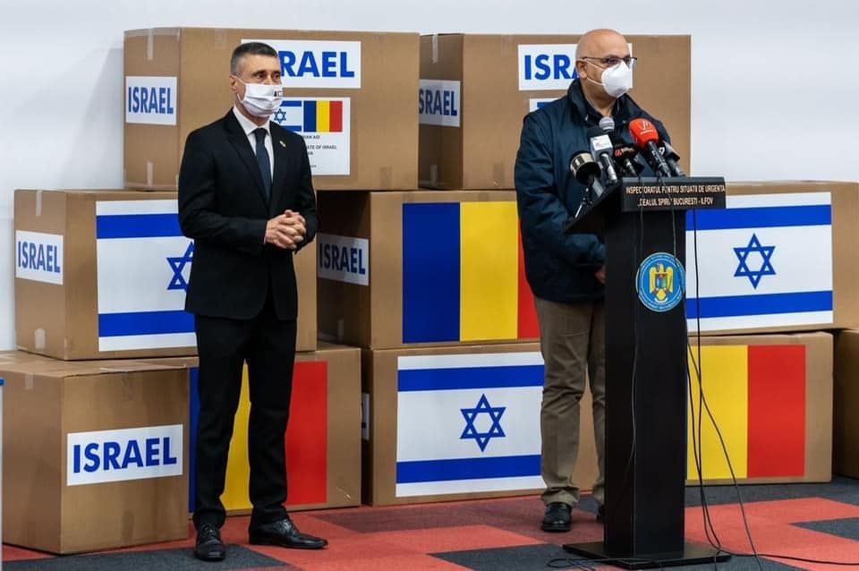 Israelul a donat României 40 de concentratoare de oxigen