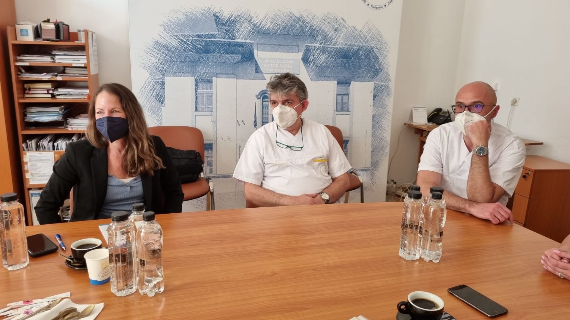 Delegație OMS, în vizită la Spitalul „Victor Babeș” Timișoara