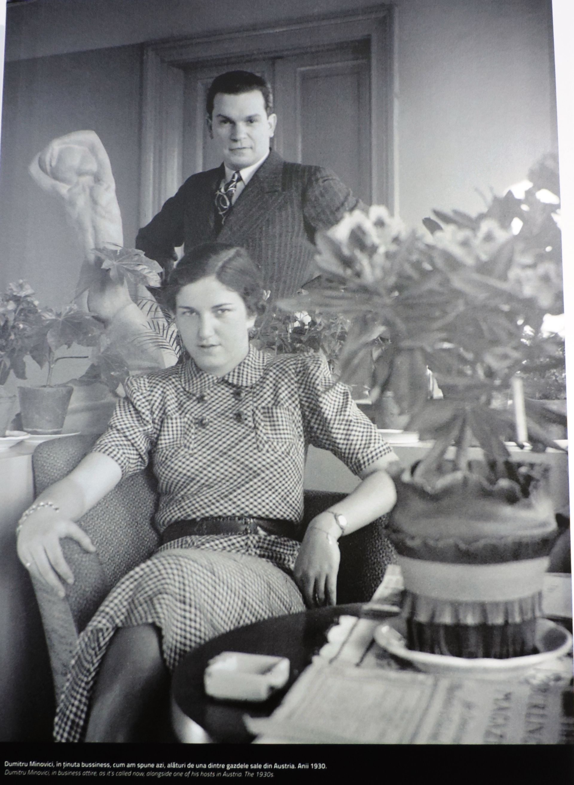Dumitru Furnica Minovici si o tanara austriaca, anii 1930