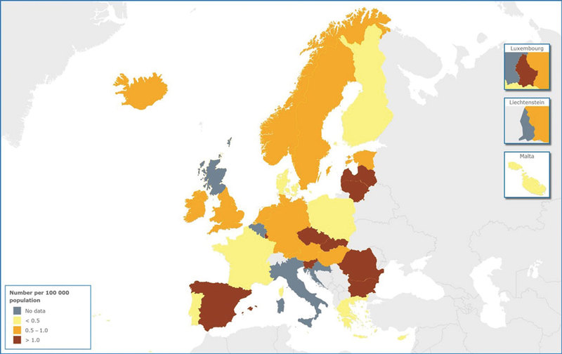 Hepatita B și C în Europa
