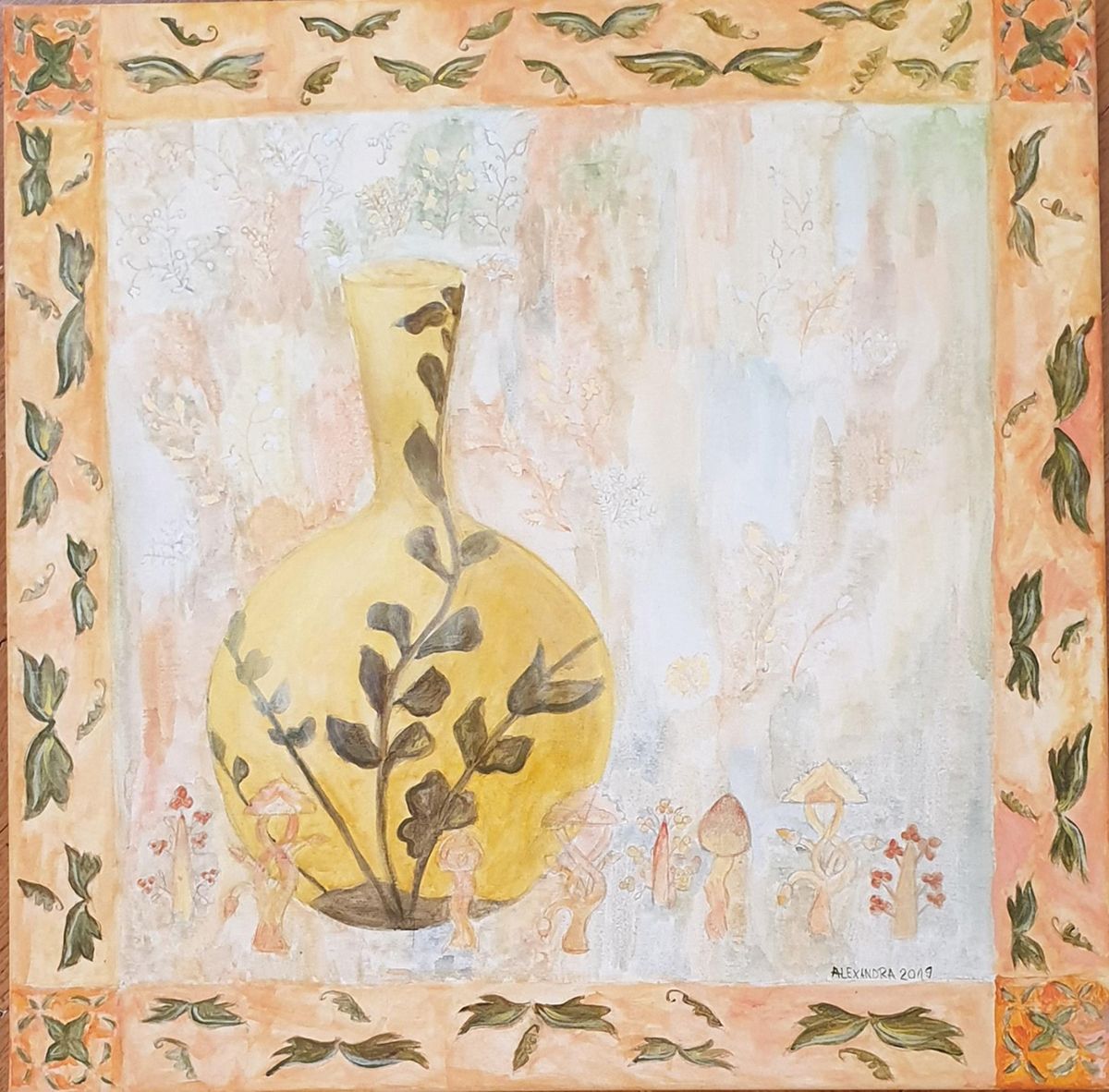 Lucrare realizată în cadrul atelierelor desfășurate de Fundația Catharsis Art 2