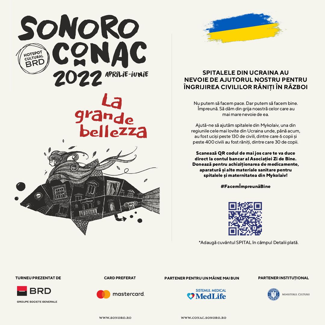 SoNoRo: strângere de fonduri pentru spitalele din Ucraina