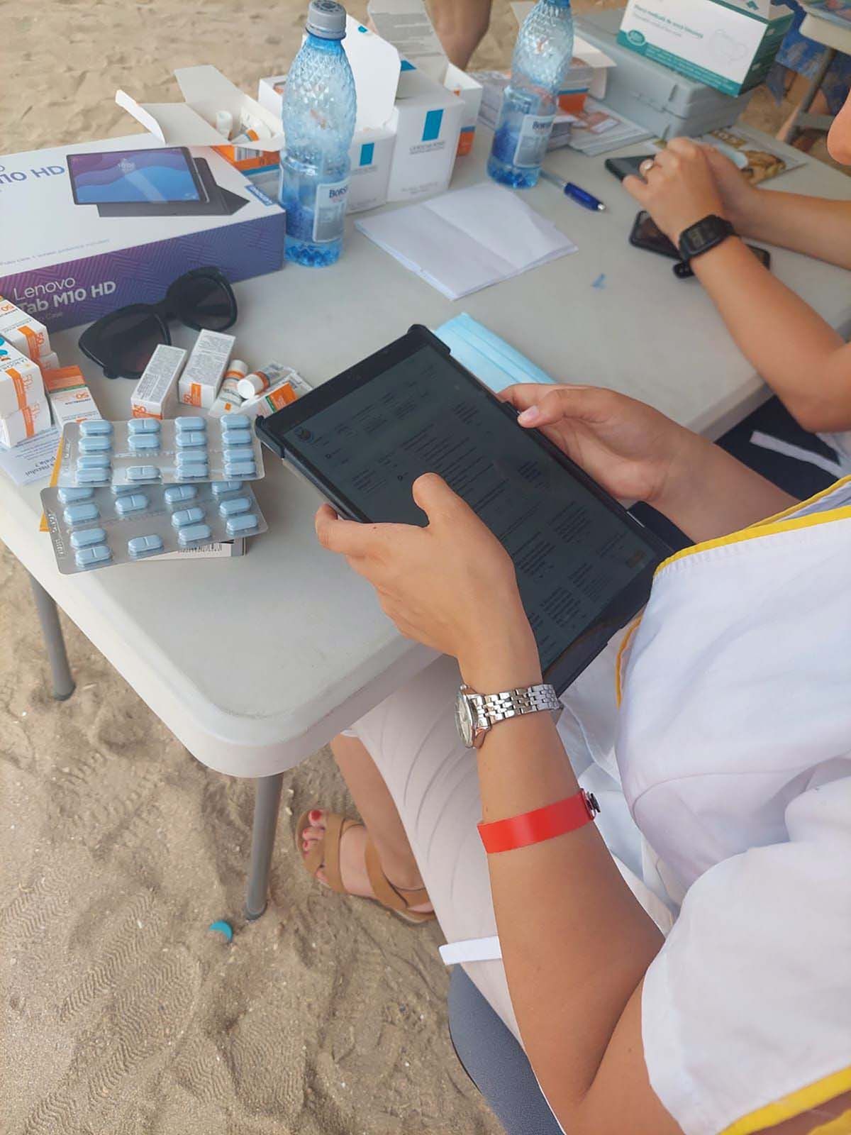 Medic dermatolog in actiune in Olimp