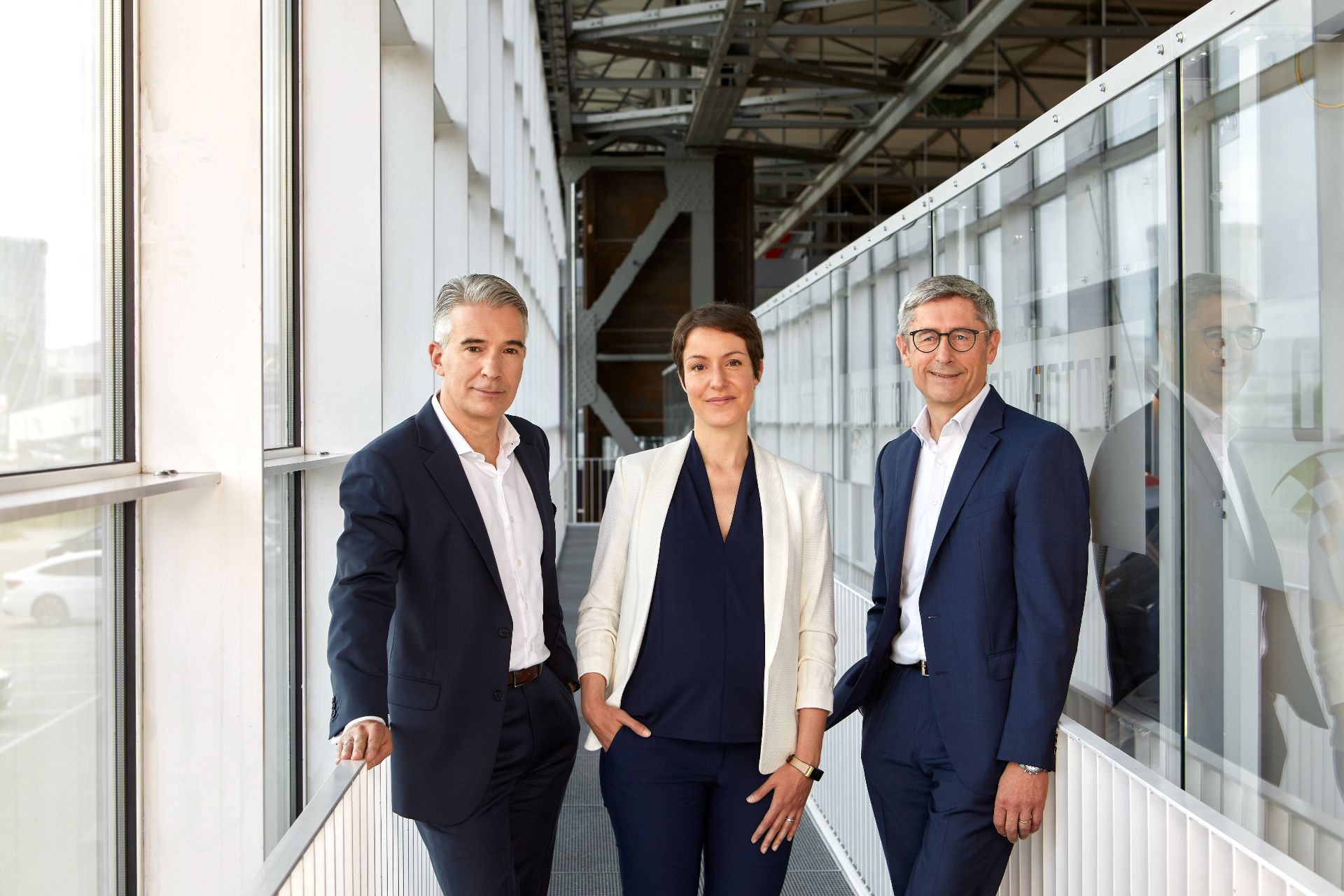 Noul management Wörwag - Jochen Schlindwein, dr. Lucia Cinque și Gerhard Mayer
