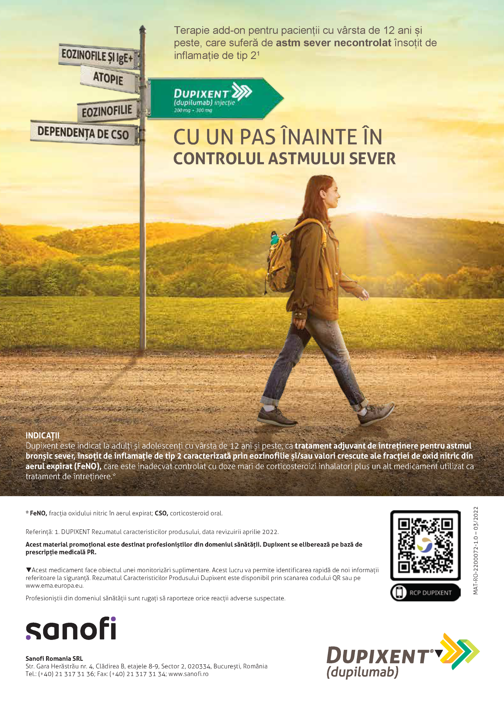 O nouă opțiune pentru pacienții cu astm sever din România