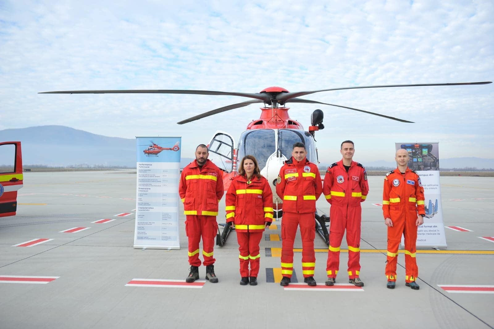 Al zecelea punct de salvare aeromedicală din ţară, inaugurat la Braşov