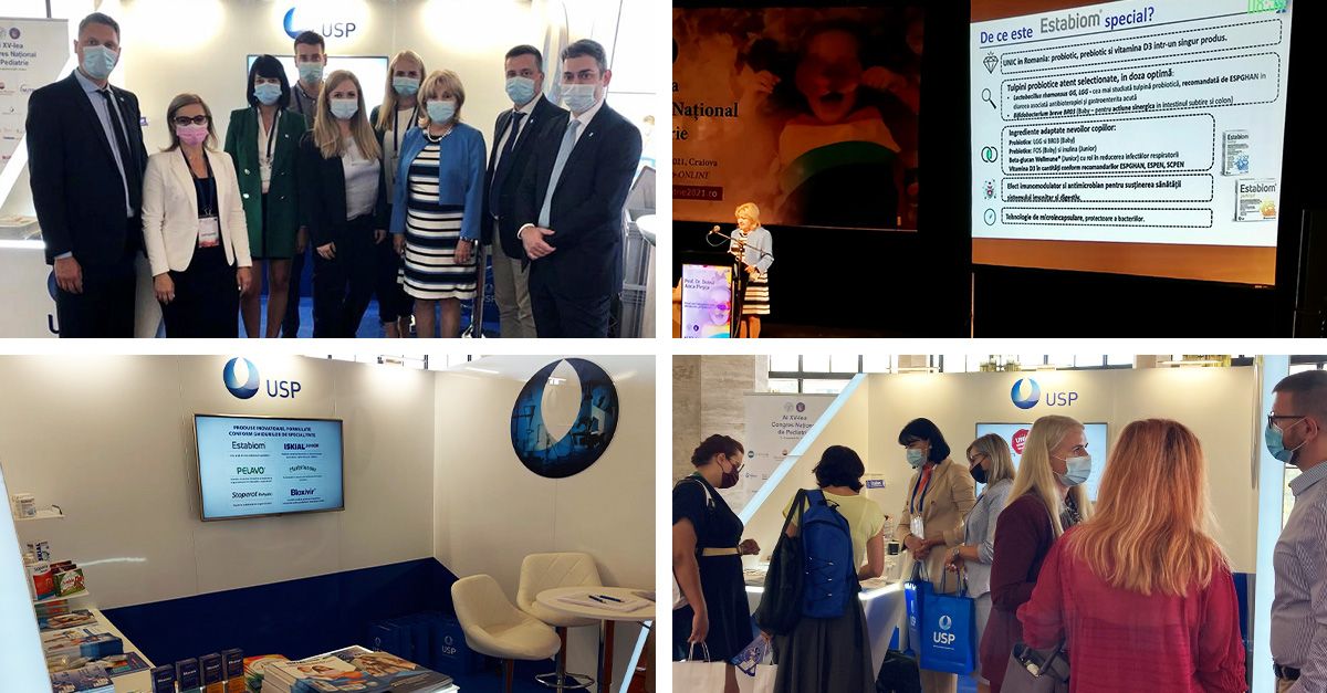 USP România, participare la nivel înalt la Congresul Naţional de Pediatrie și Congresul Național de Neonatologie