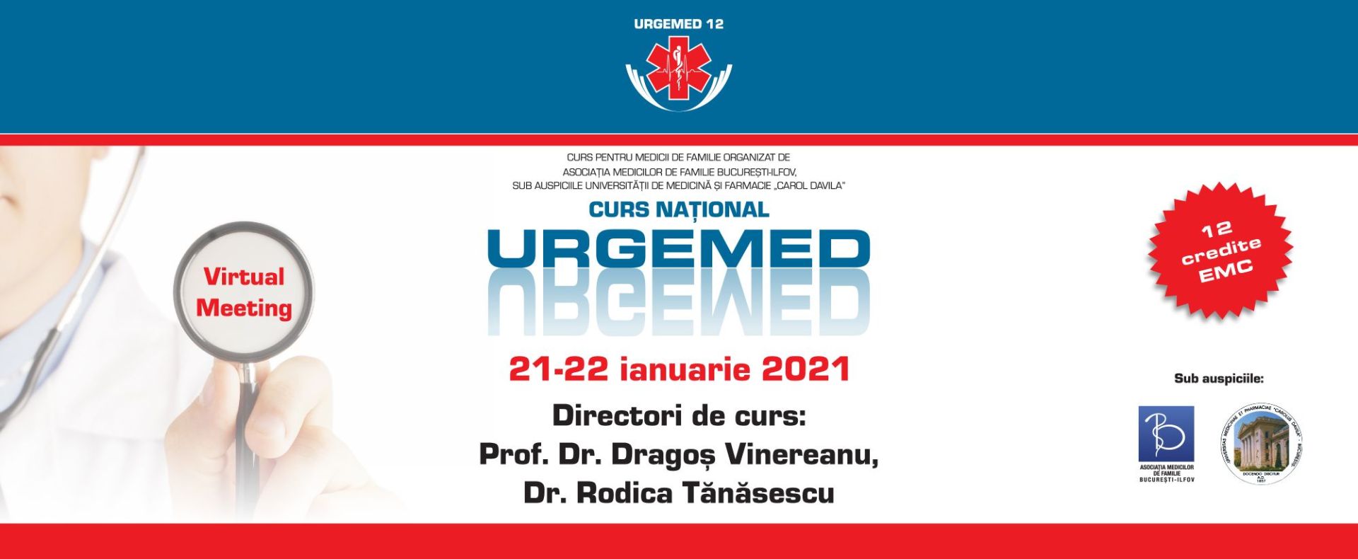 Cursul național URGEMED are loc în perioada 21-21 ianuarie