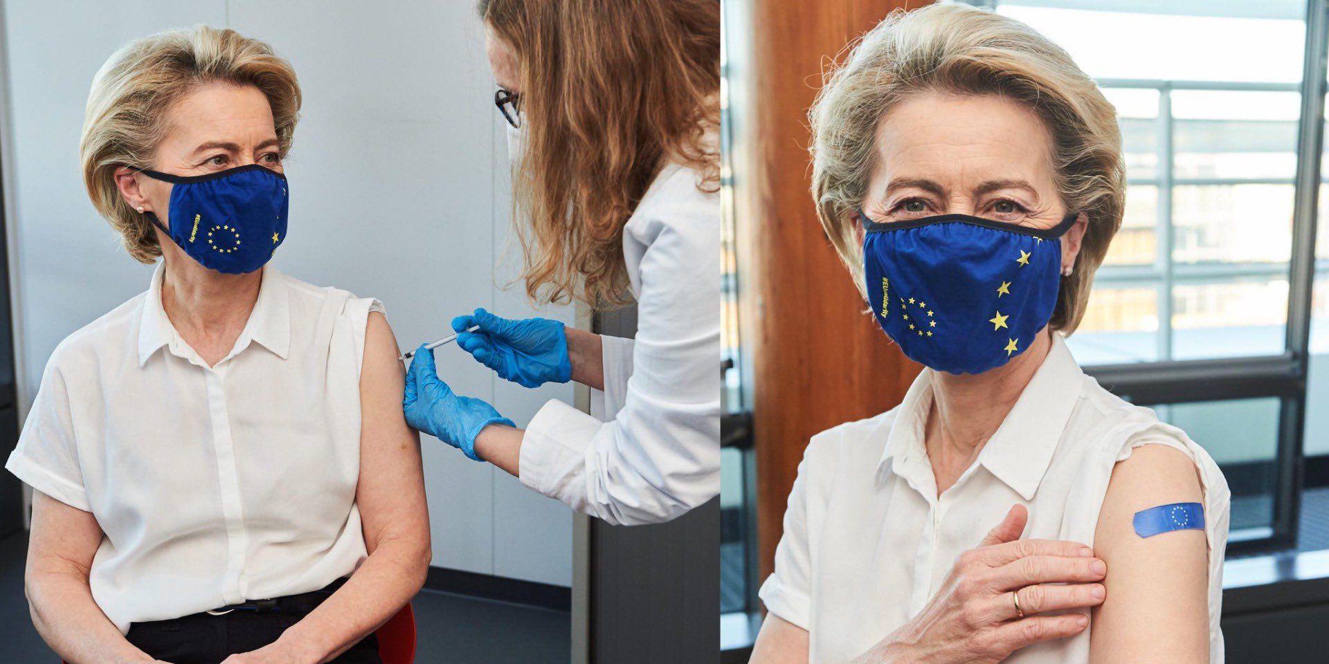 Ursula von der Leyen, președintele Comisiei Europene, s-a vaccinat anti-COVID