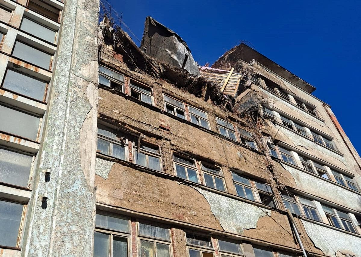 Oravița: acoperișul sanatoriului TBC Marila s-a  prăbușit parțial