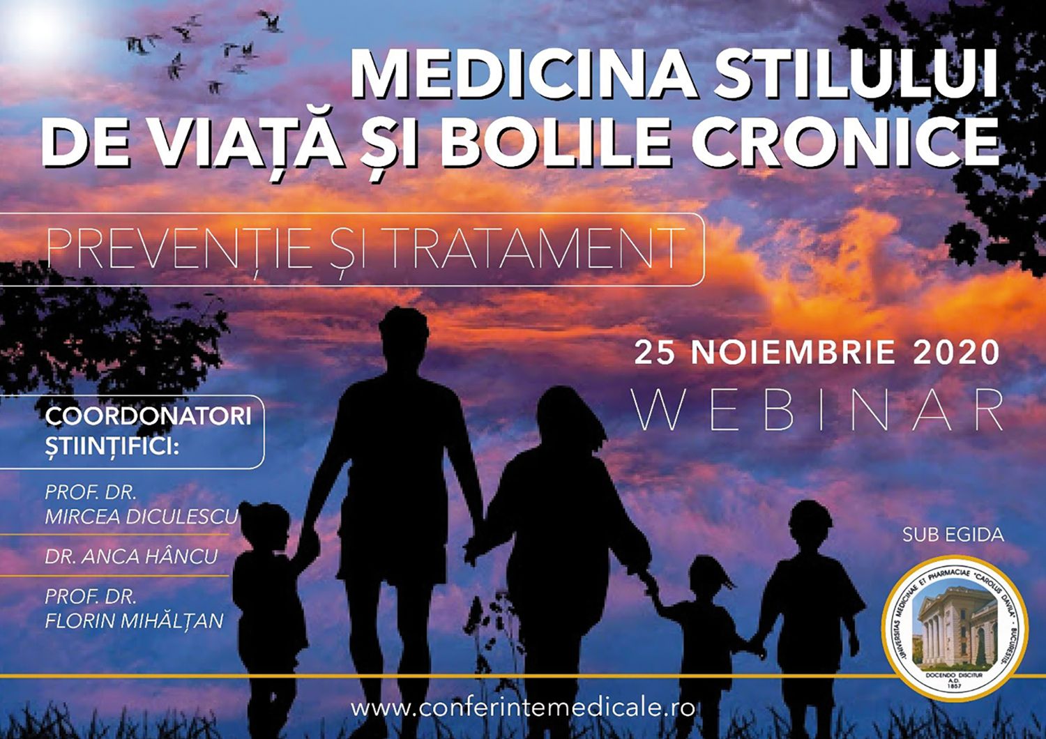 Premieră pentru România. Webinarul „Medicina stilului de viaţă și bolile cronice”