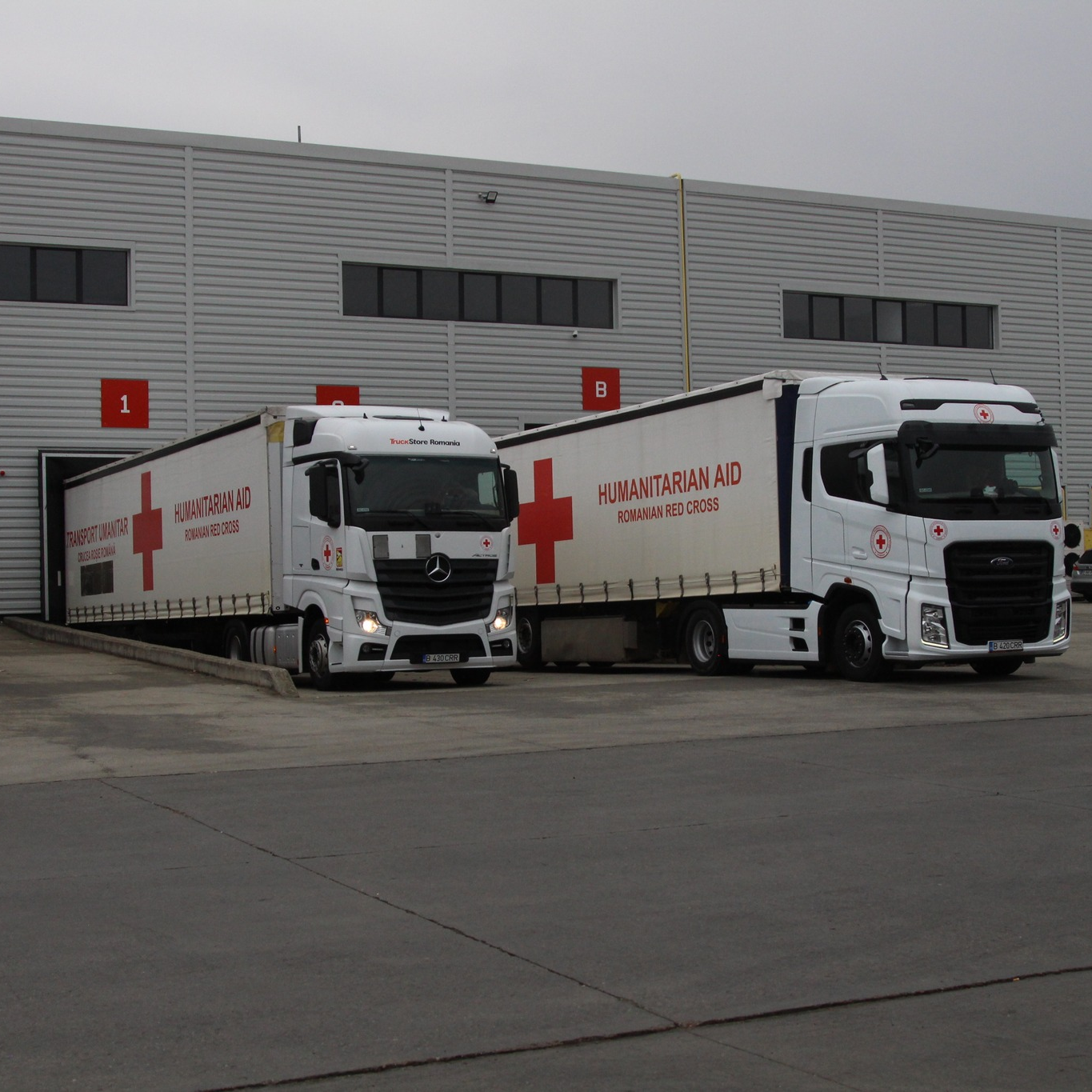 Crucea Roșie Română a trimis un convoi cu ajutoare umanitare în Turcia