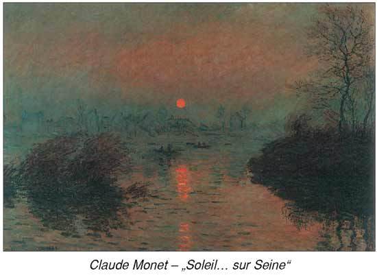 Soarele de la Giverny ştie doar de răsărit
