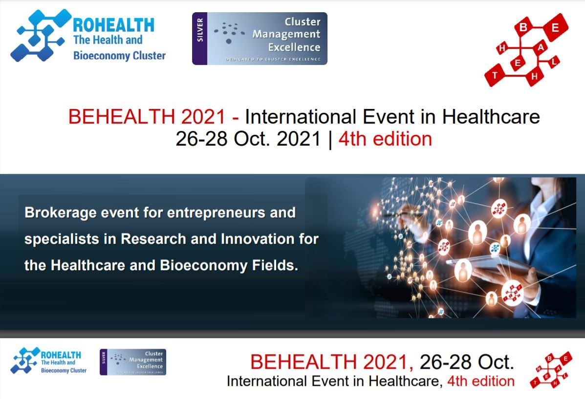 BEHEALTH 2021 va avea loc în mediul online, între 26 și 28 octombrie