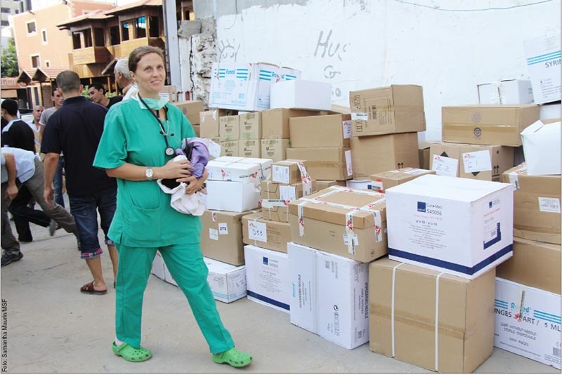 Medic român sub bombe