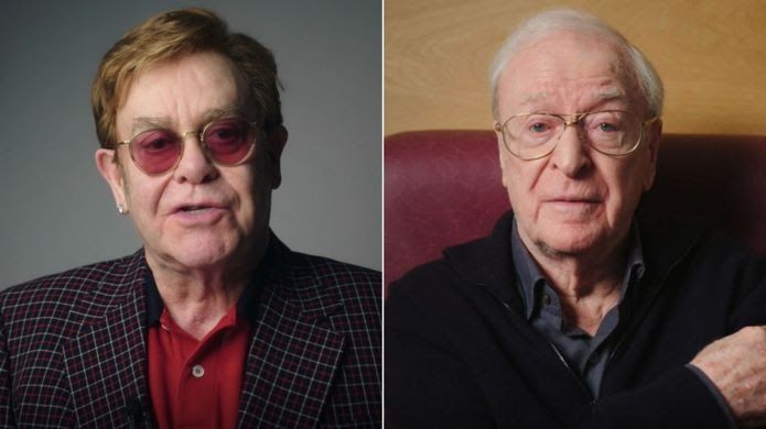 Elton John şi Michael Caine încurajează britanicii să se vaccineze împotriva COVID-19