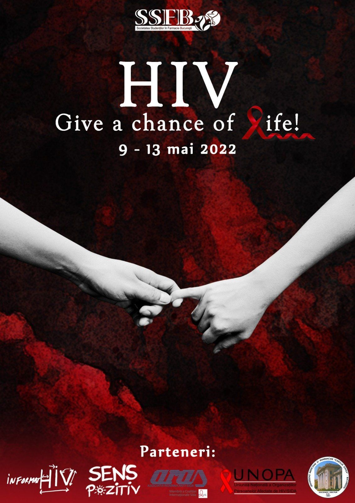 Studenții mediciniști au dat startul campaniei „HIV - Give a chance of life”