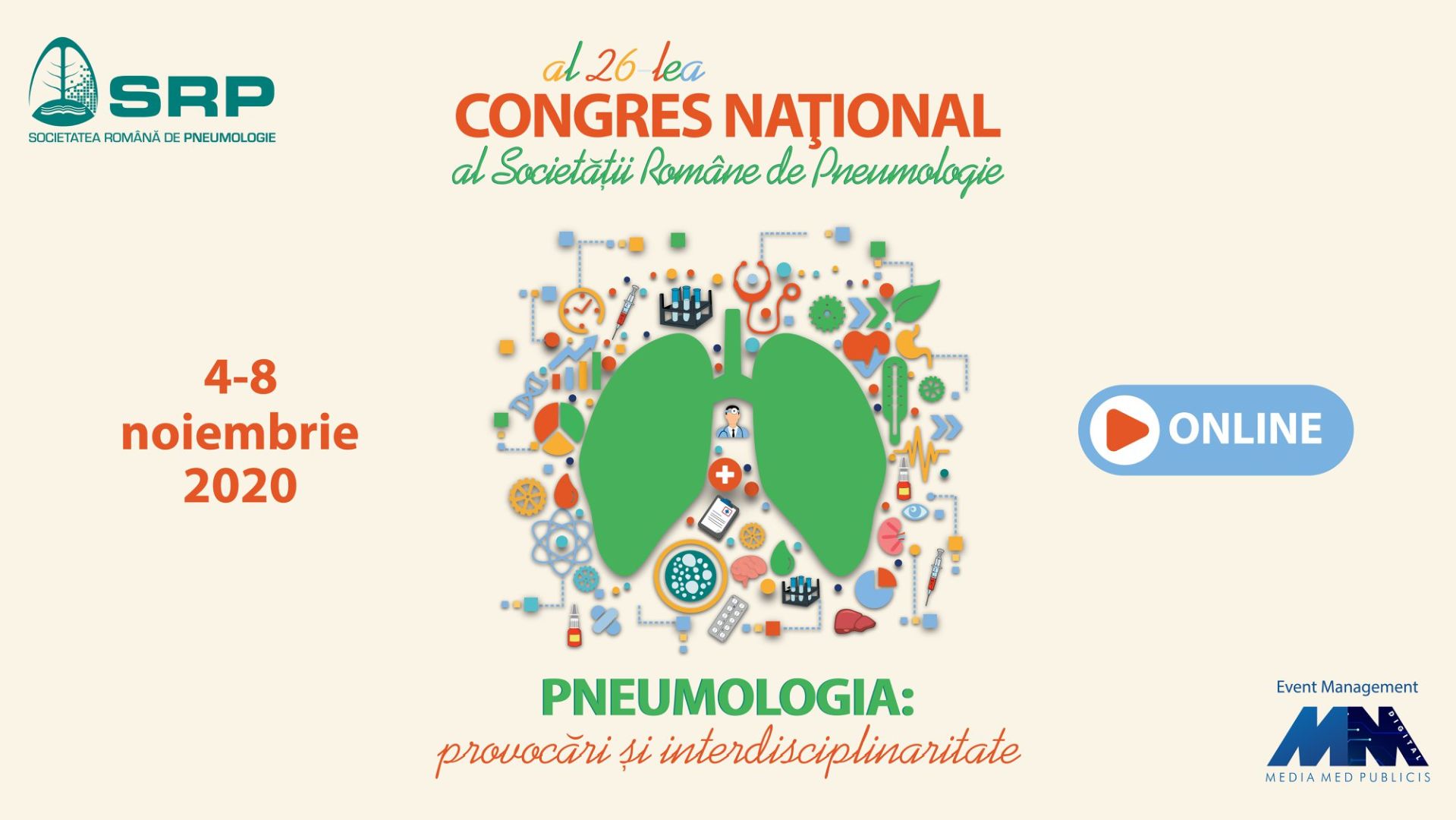 Zilele acestea are loc Congresul Societății Române de Pneumologie