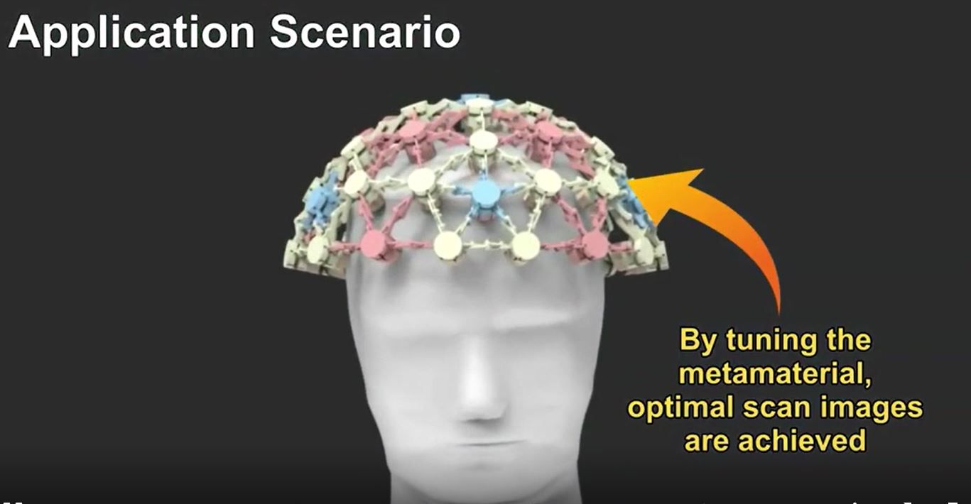 casca metamaterial scanare creier IRM beneficii