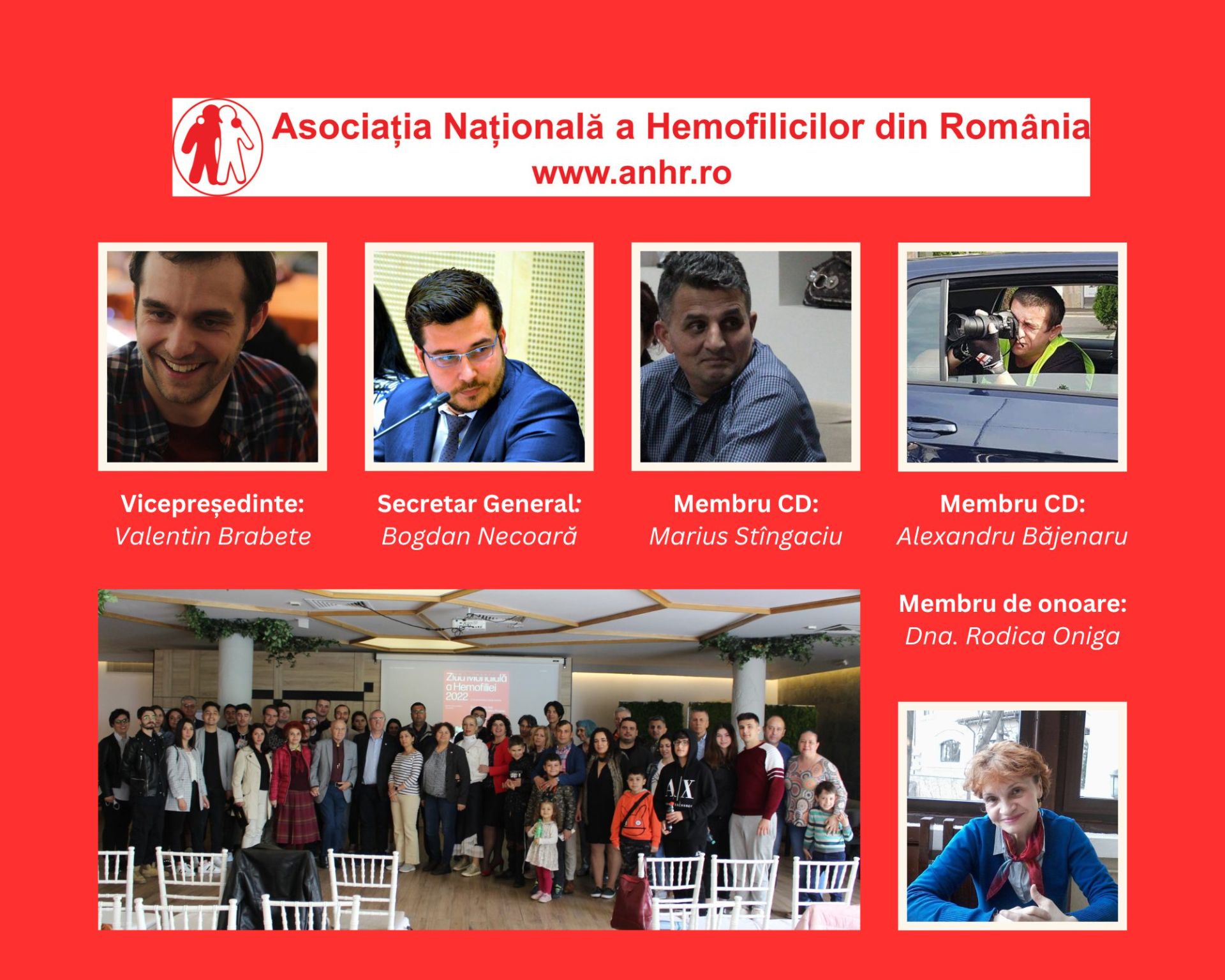 Asociația Națională a Hemofilicilor din România are un nou reprezentant legal