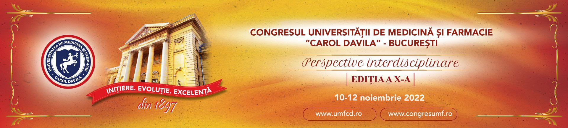 Congresul UMF „Carol Davila” din Bucureşti are loc în noiembrie
