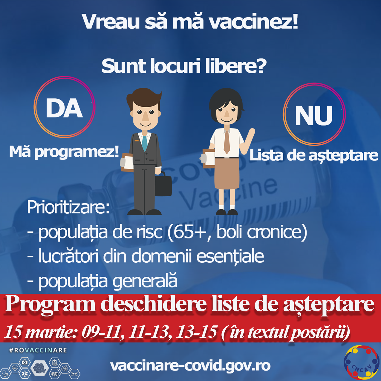 deschidere liste de asteptare