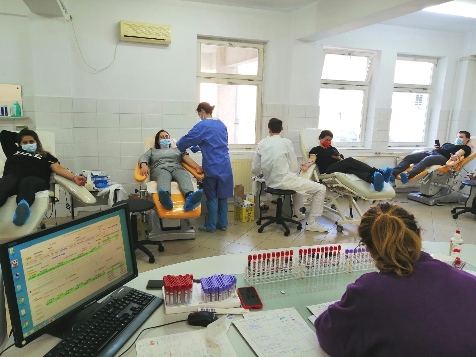 Numărul donatorilor de sânge din Mureș s-a dublat de la izbucnirea războiului