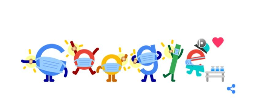 Google lansează un Doodle dedicat vaccinării anti-COVID