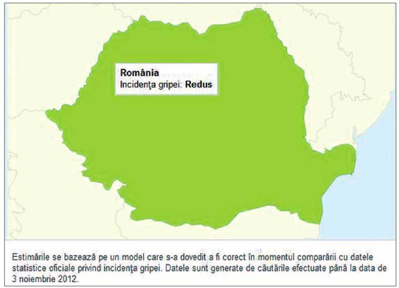 Gripa, urmărită online şi în România