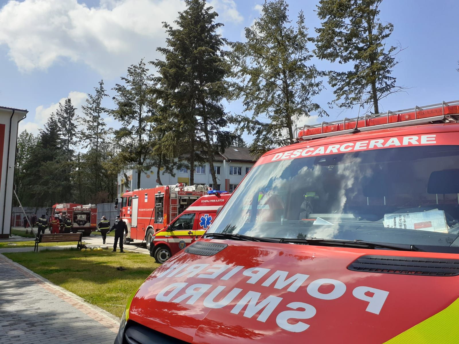 Incendiu la Spitalul Județean de Urgență Slatina - Au fost evacuate 36 persoane