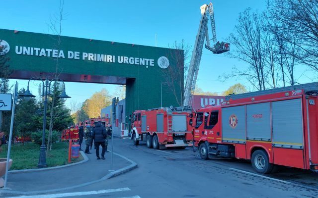 Incendiu izbucnit la Spitalul Bagdasar Arseni din Capitală