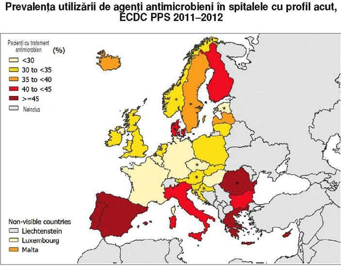 Infecţiile nosocomiale în Europa şi România – raport ECDC