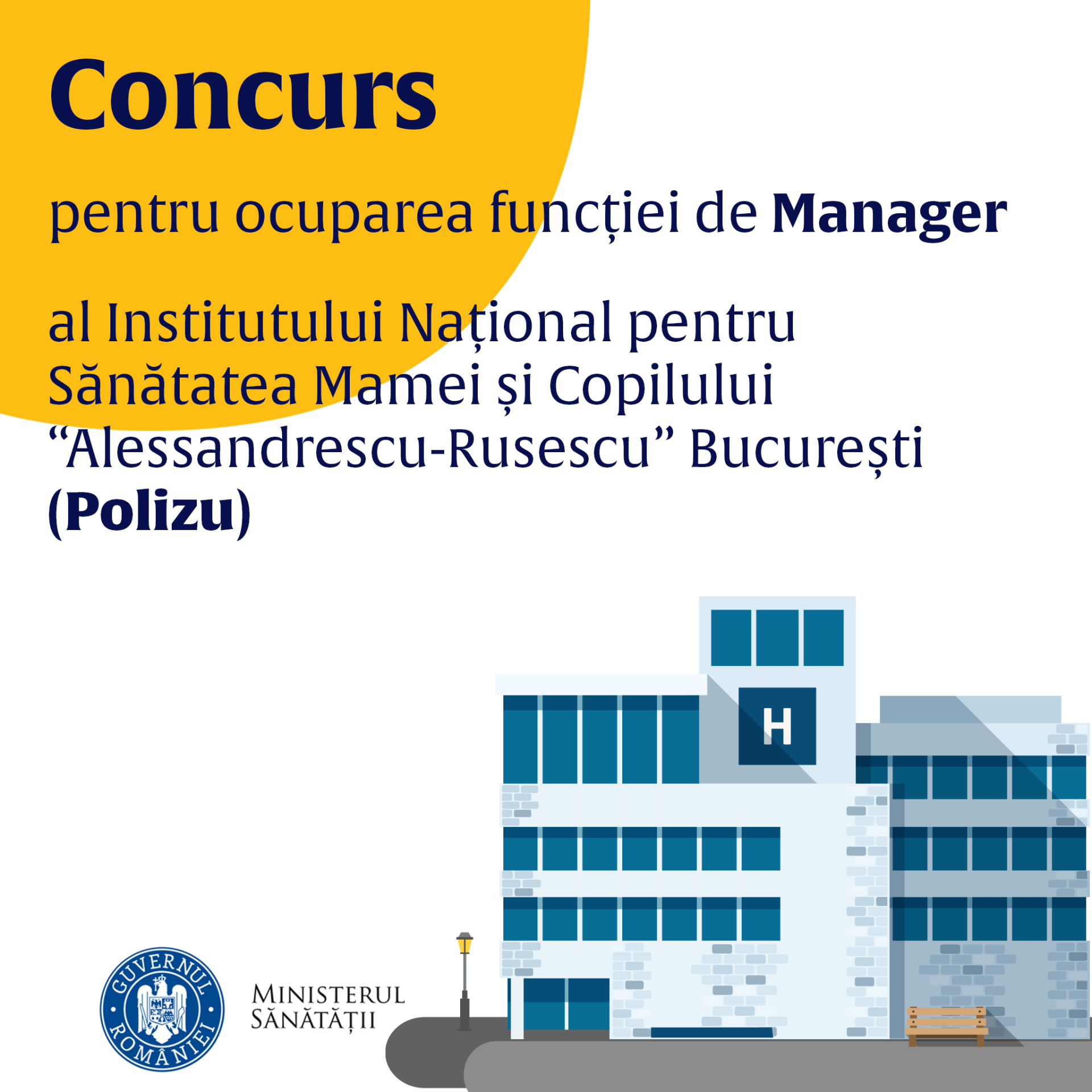 manager spital de pediatrie