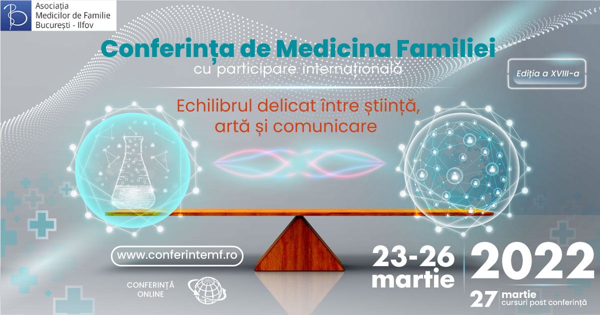 Conferința de Medicina Familiei a AMFB are loc în perioada 23-26 martie