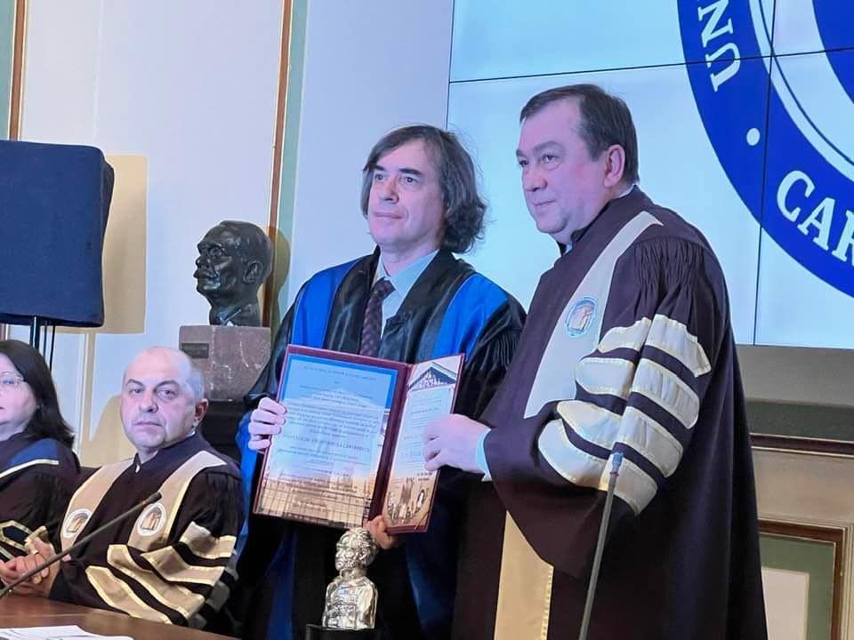 Mircea Cărtărescu a primit titlul de Doctor Honoris Causa al UMF București
