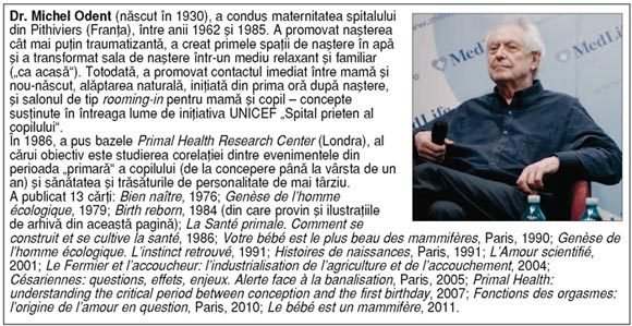 Naşterea renăscută în viziunea lui Michel Odent