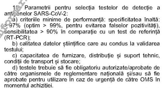 România are acum cadrul legal pentru folosirea testelor de antigeni SARS-CoV-2