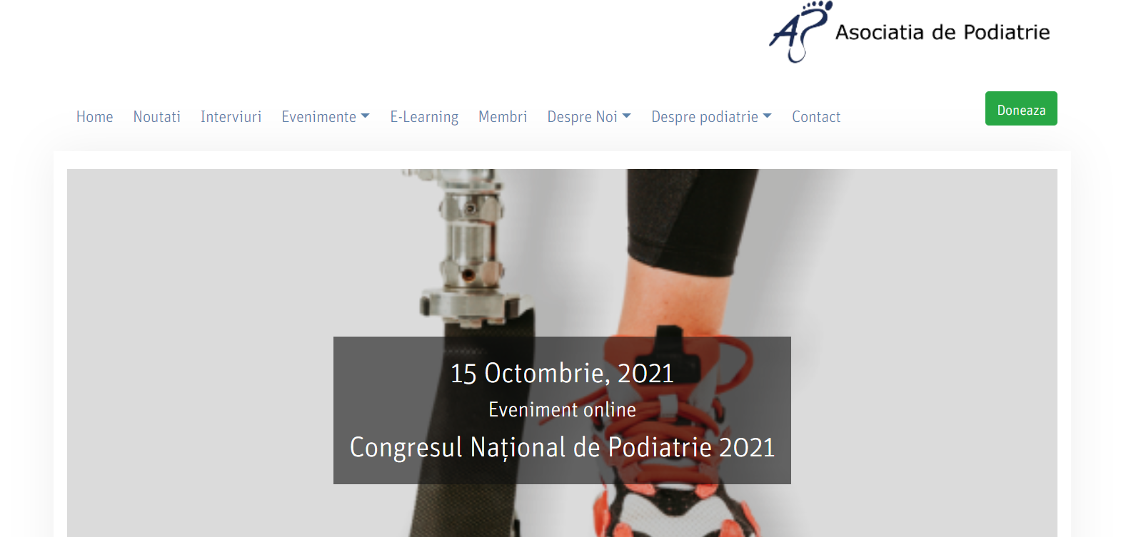 Congresul Național de Podiatrie, online, pe 15 octombrie