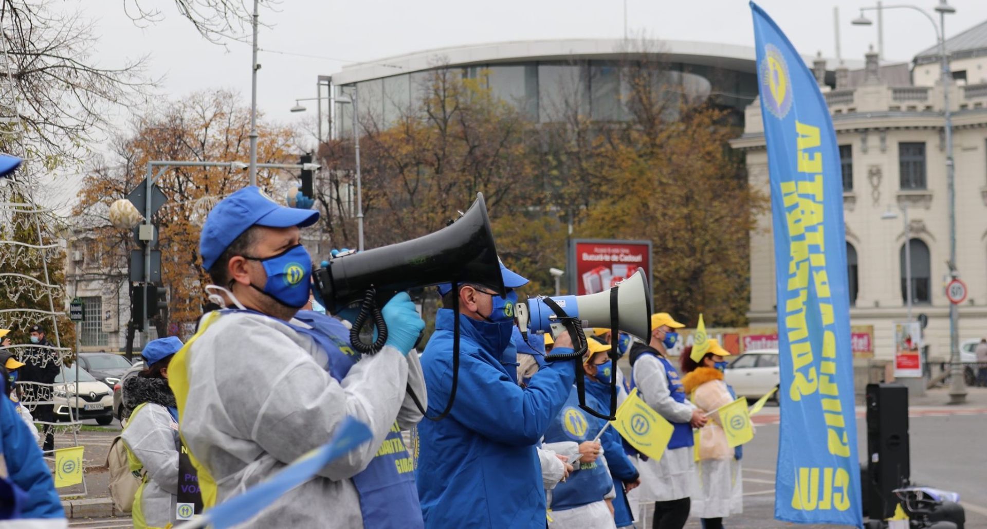 Sindicaliştii din Sănătate anunţă proteste în Piaţa Victoriei şi la prefecturi
