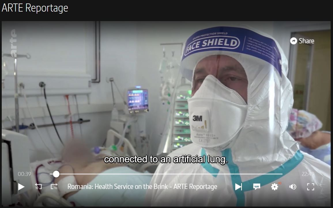 Reportaj despre sănătatea din România pe canalul ARTE