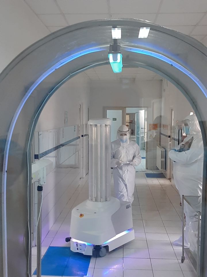Spitalul de Boli Infecțioase din Constanța a primit un robot care face dezinfecție